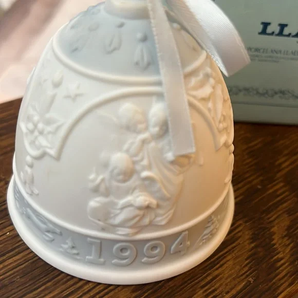Lladro 1994 Anniversary Christmas Bell w/Original Box